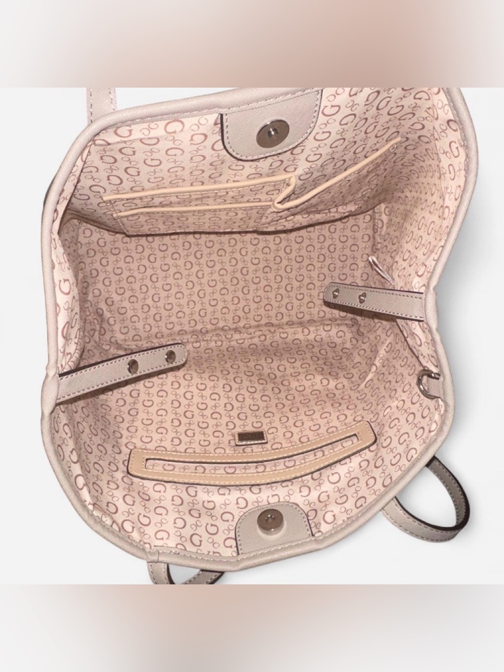 GUESS Embossed Tote - Picture 6 of 7